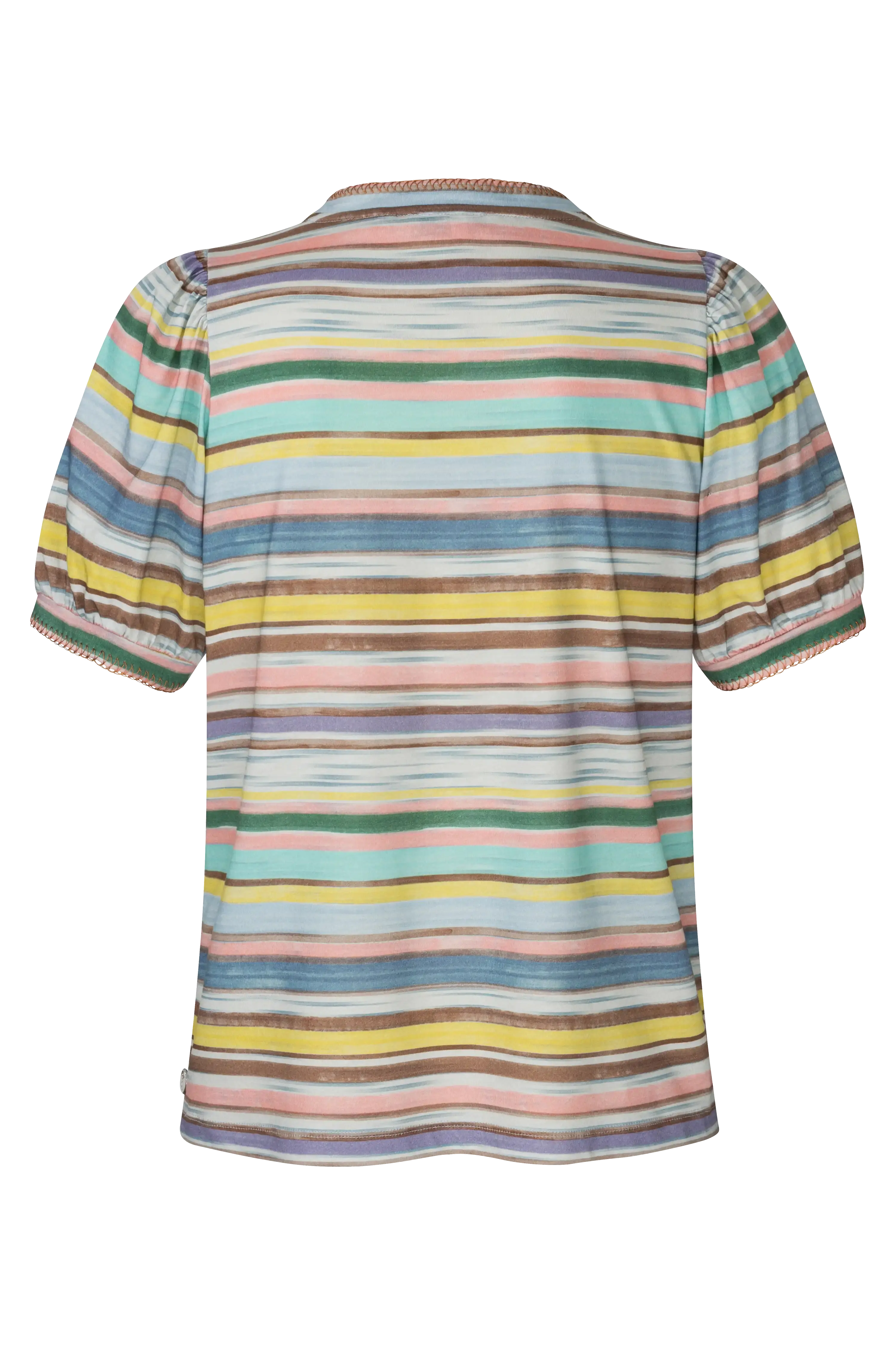 T-shirt mit Puffärmeln mit Print VON&ZU