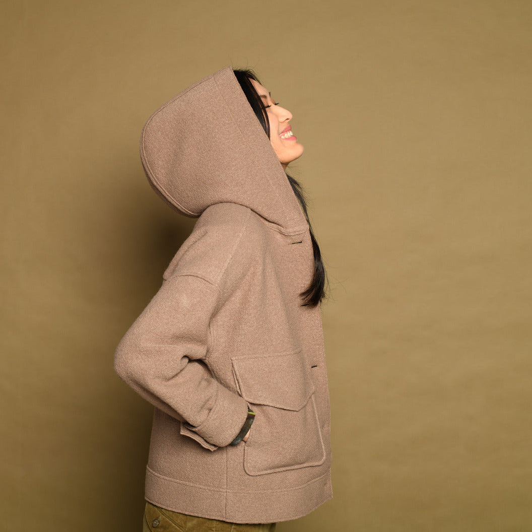 Walkjacke mit Kapuze VON&ZU