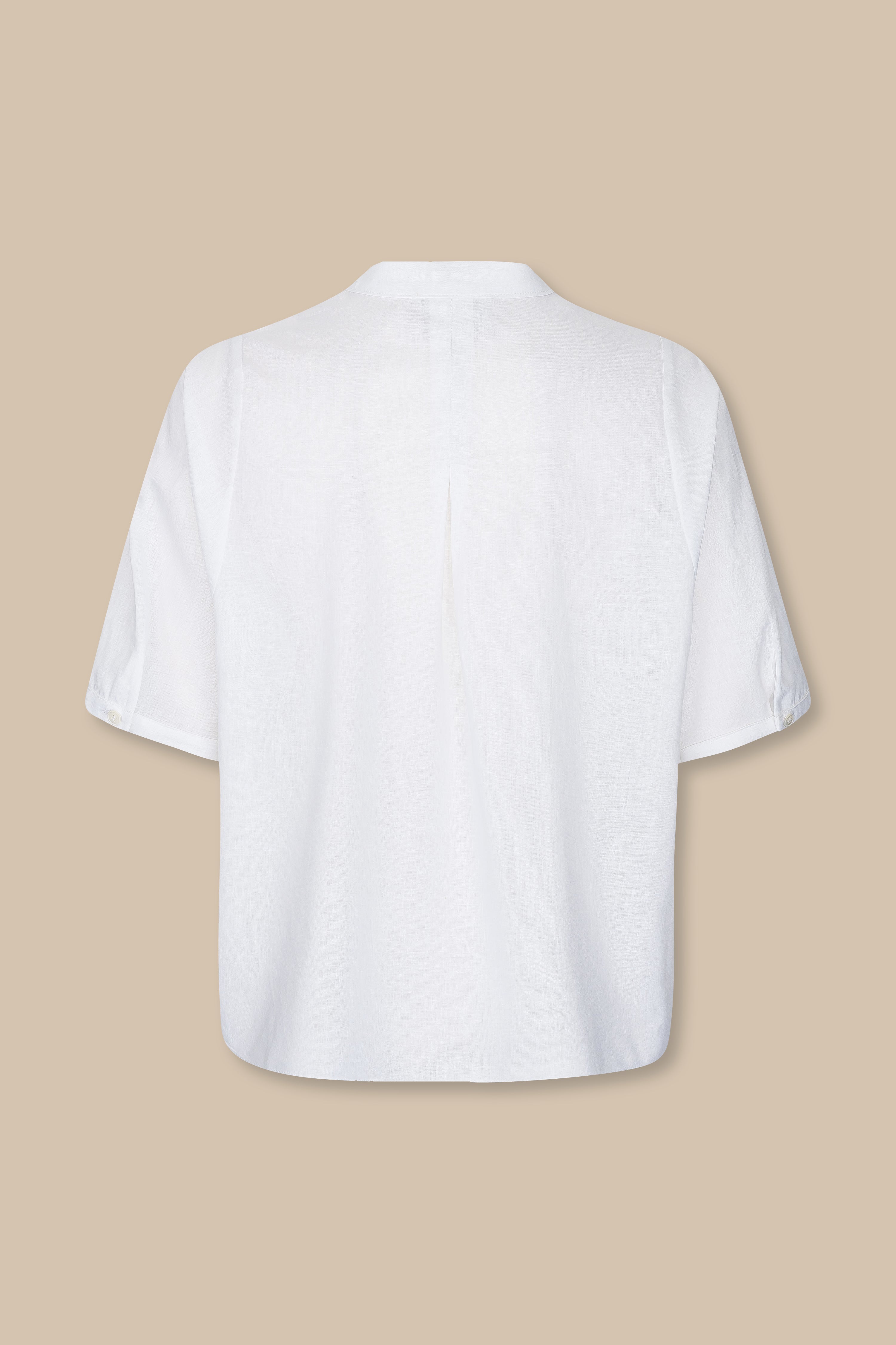 Linen boyfriend blouse